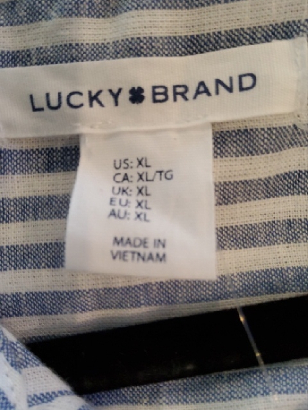 Lucky Brand Blue and White Striped Maxi Dress - NWT - Picture 2 of 4